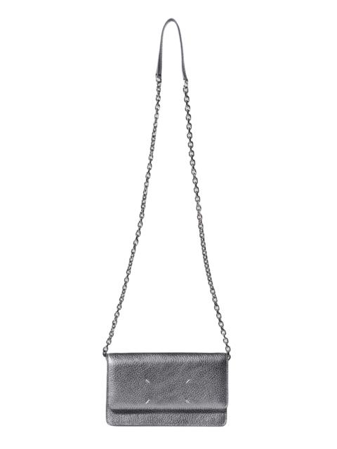 WALLET ON CHAIN MEDIUM / METALLIC GRY