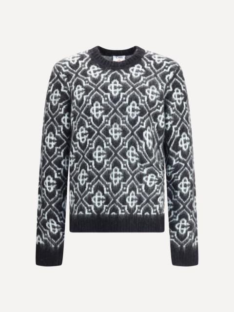 CASABLANCA Monogram Crew Sweater