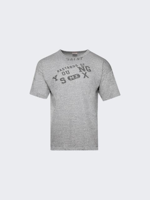 SAINT M×××××× X Berberjin Young Short Sleeve Tee Grey