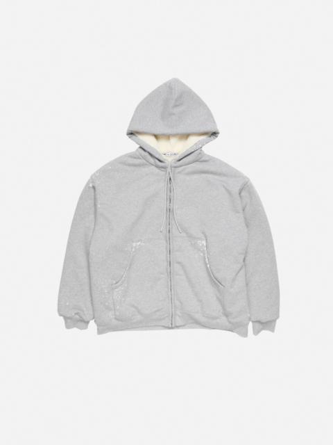 Acne Studios Hooded zipper sweater - Grey Melange