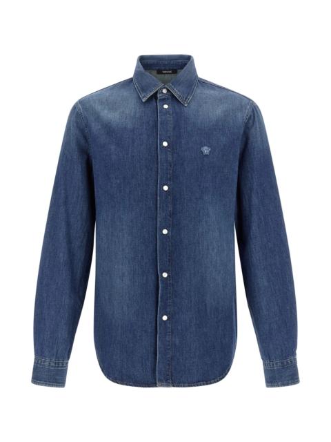 VERSACE 'Medusa' patch shirt