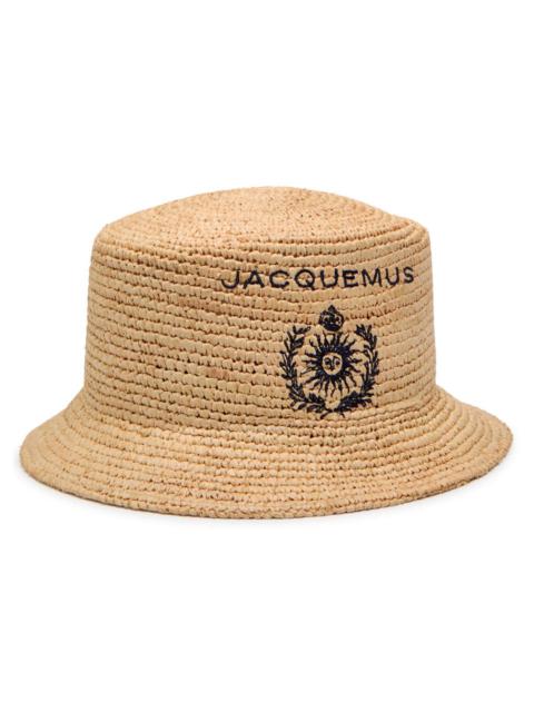 Jacquemus Le Bob Pesco Straw Bucket hat