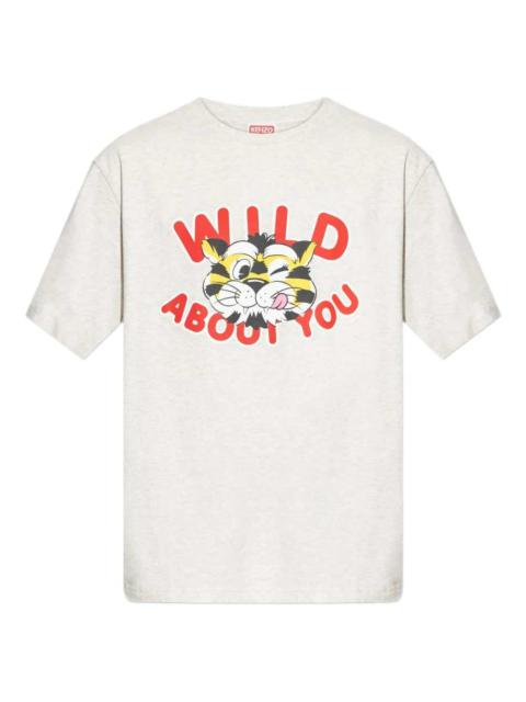 KENZO Kenzo Men Wild Tiger Print T-Shirt