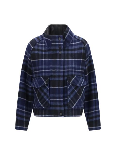 PINKO Pinko Campanula Check Double-cloth Caban Multicolor