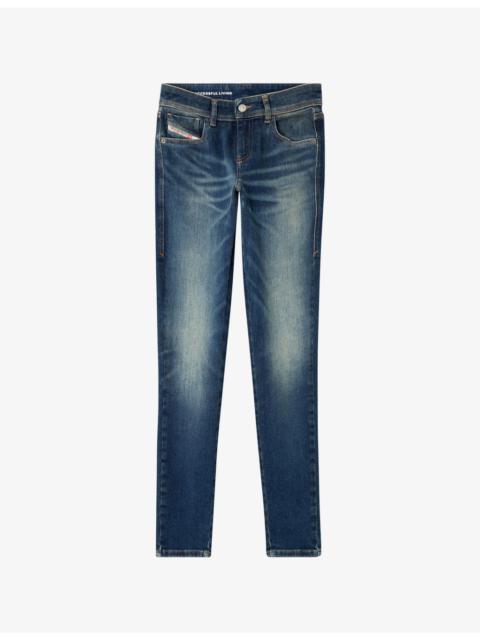 Diesel 2017 Slandy Skinny-Fit Stretch-Denim Jeans