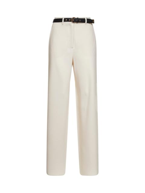 Other Designers Max Mara Studio Women Beige Cady Mstamico Wide-Leg Trousers