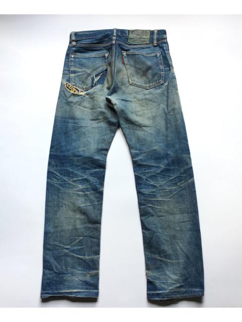 Other Designers Japanese Brand - Blue Blue Japan Selvedge Distressed Jeans