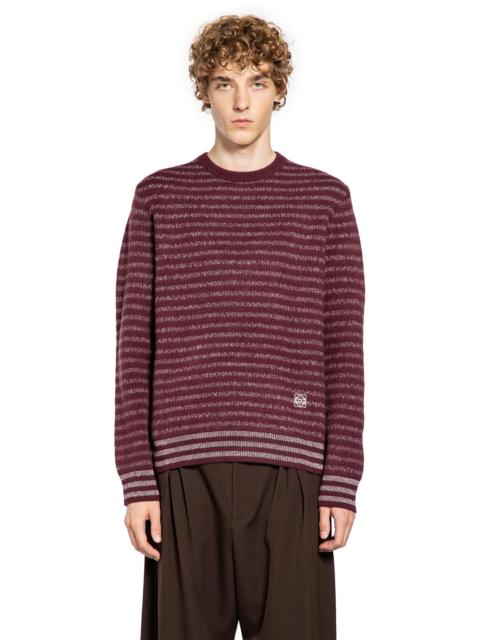 Loewe Wool Striped Crewneck Knitwear