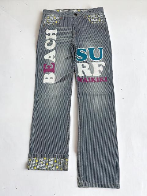 Other Designers Japanese Brand - We Star Surf Clone Devgru Daicock Patch Hickory Jeans