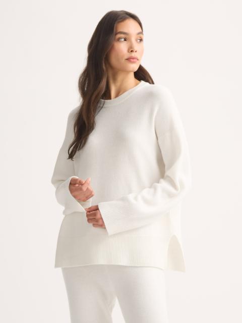 Derek Rose Women's Sweater Daphne Cashmere White