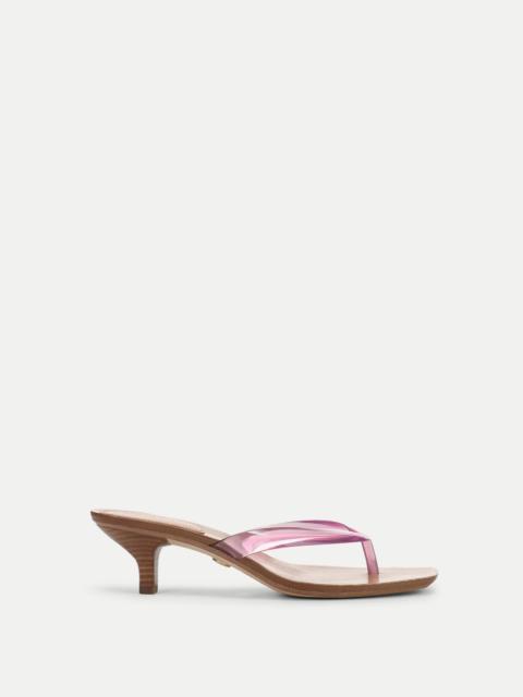 VERONICA BEARD CLEA JELLY KITTEN-HEEL SANDAL
