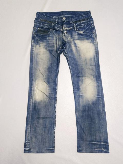 Other Designers Japanese Brand × Vintage - 🔥Vintage Edge Rupert Double Waisted Distressed Denim