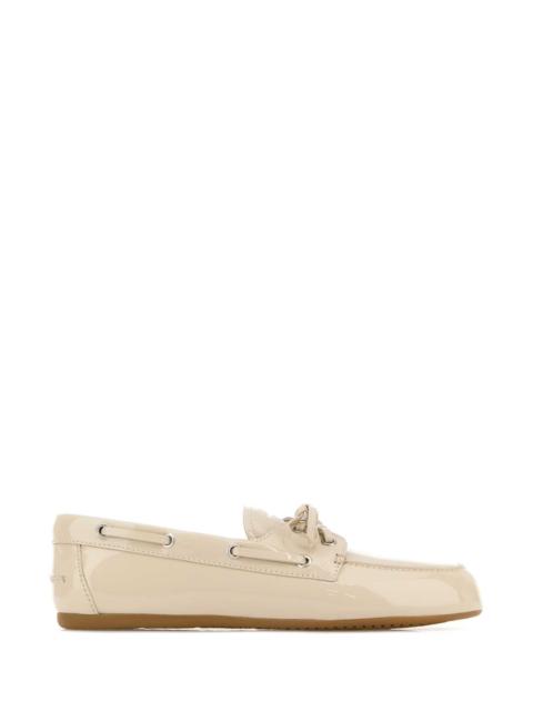 Miu Miu Miu Miu Women Ivory Leather Loafers