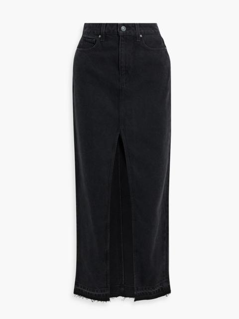Other Designers Angela denim maxi skirt