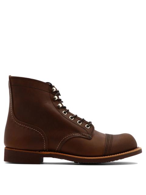 Other Designers Red Wing Shoes "iron Ranger" Lace-up Ankle Boots