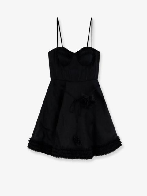 Zimmermann Zimmermann Luna Linen And Silk Blend Mini Dress