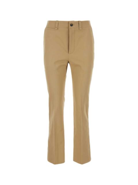 SAINT LAURENT Saint Laurent Women Camel Cotton Pant