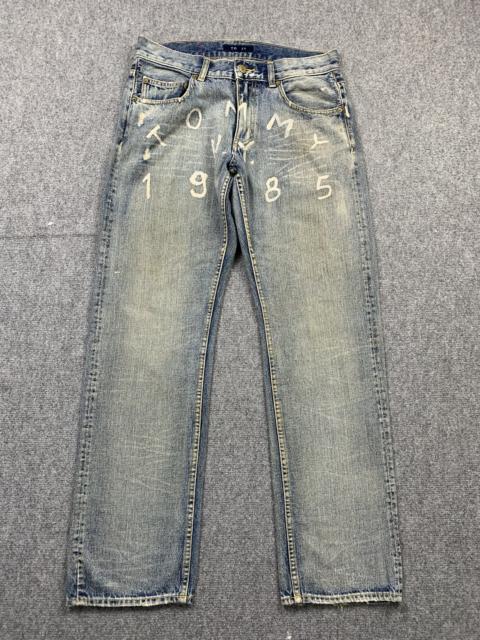 Other Designers Vintage - Vintage Tommy Hilfiger Faded Blue Jeans