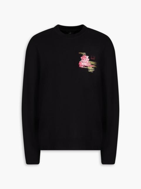 Other Designers Embroidered French cotton-terry sweatshirt