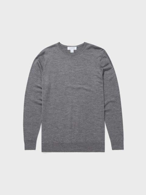 Sunspel Fine Merino Wool Crew Neck