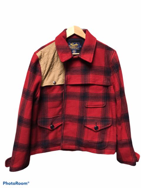 Rugby Polo Ralph Lauren Check Tartan Wool Blend Jacket