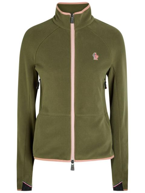 Moncler Moncler Logo-appliquéd Fleece Cardigan
