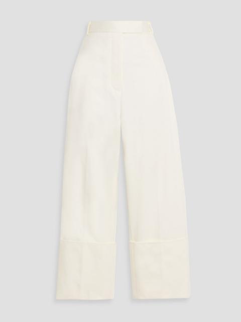Thom Browne Cropped cotton-twill straight-leg pants