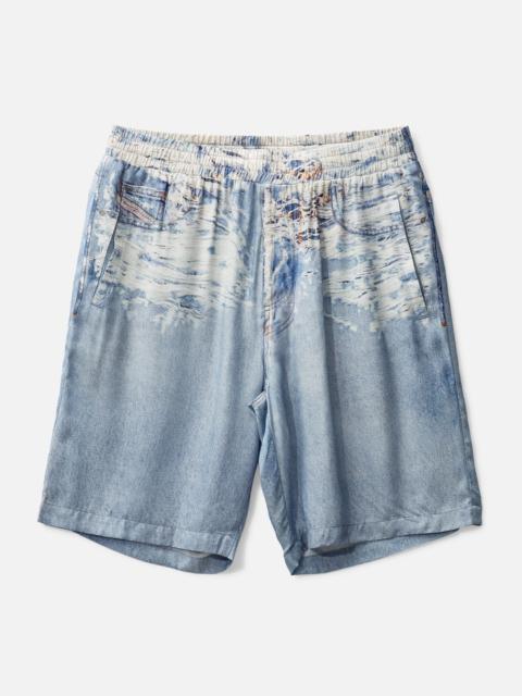Diesel TROMPE LOEIL DENIM SHORTS