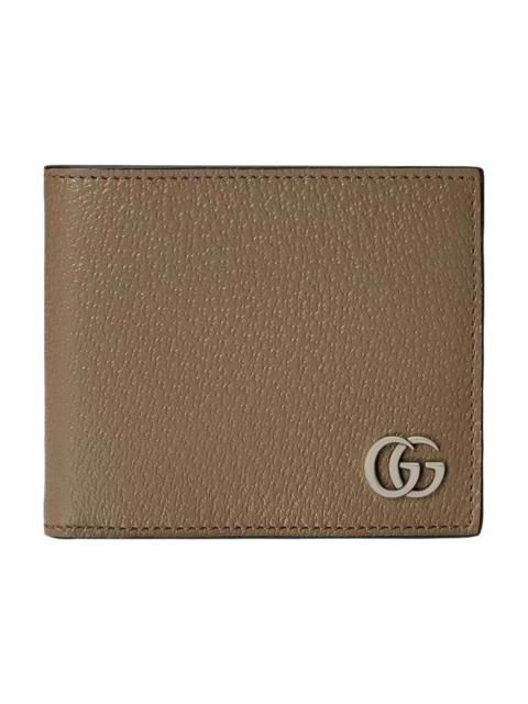 GUCCI Gucci GG Marmont Card Case Wallet Taupe
