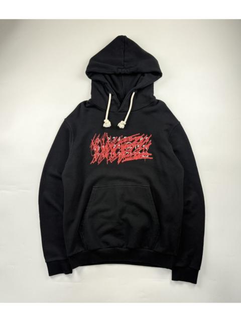 Maison Margiela Maison Margiela Scribble Logo Hoodie