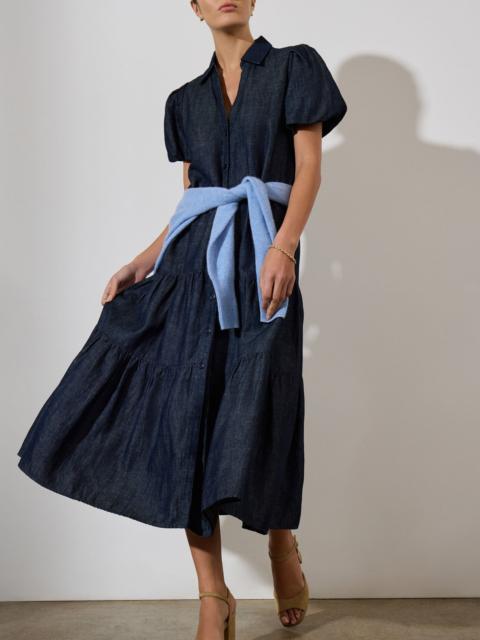 BROCHU WALKER The Havana Indigo Dress