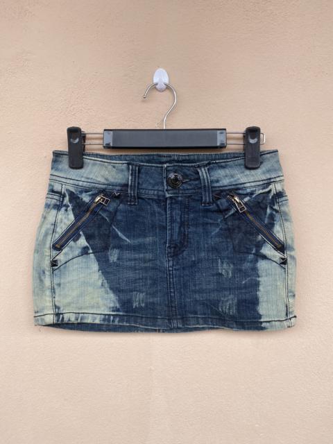 Other Designers Designer - Steals💥 Wave Ltst acid wash skirt very rare design