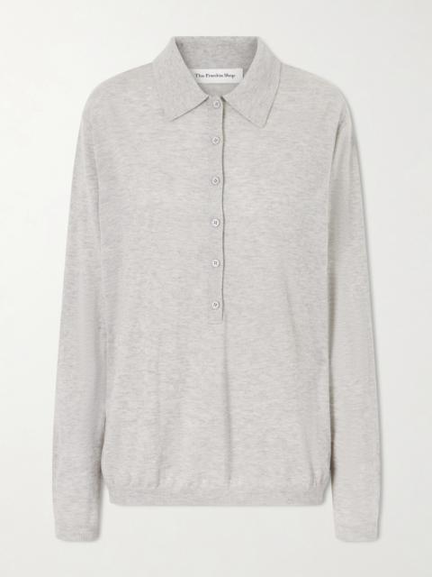 The Frankie Shop Tala Wool-blend Polo Sweater
