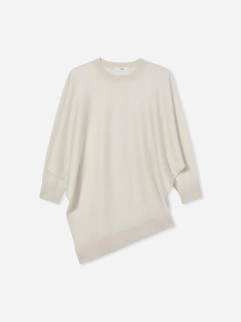 CO Draped Knit Top in Fine Cashmere