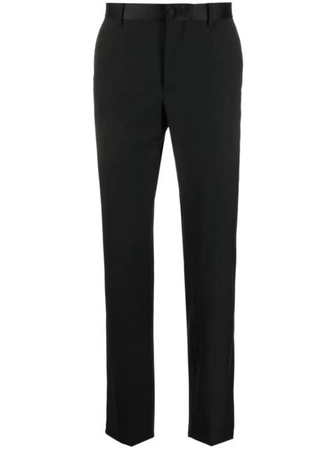 PHILIPP PLEIN straight-leg wool-blend trousers