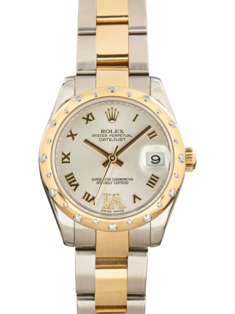 ROLEX Used Ladies Rolex Datejust 31 Two Tone 178343 Diamond Dial