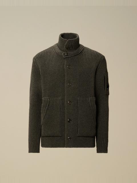 C.P. Company Lambswool GRS Button Cardigan