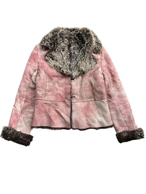 Other Designers Vintage - K Planet Suide Fur Leather Jacket