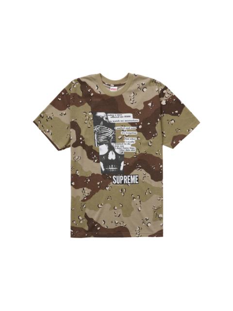 Supreme Supreme Anatomy Tee Chocolate Chip Camo