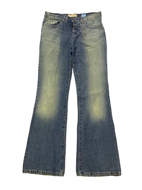 Hysteric Glamour Flare Japanese Brand HYDRAULIC Mud Washed Denim