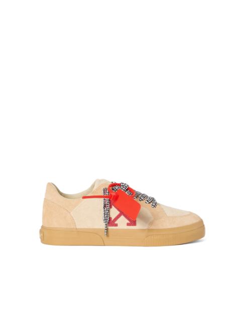 Off-White Vulcanized Low Suede Sneakers