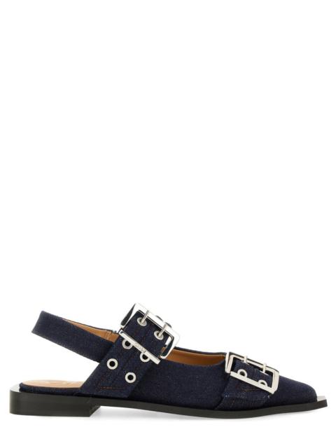 GANNI Ganni Women Ballerina With Buckle