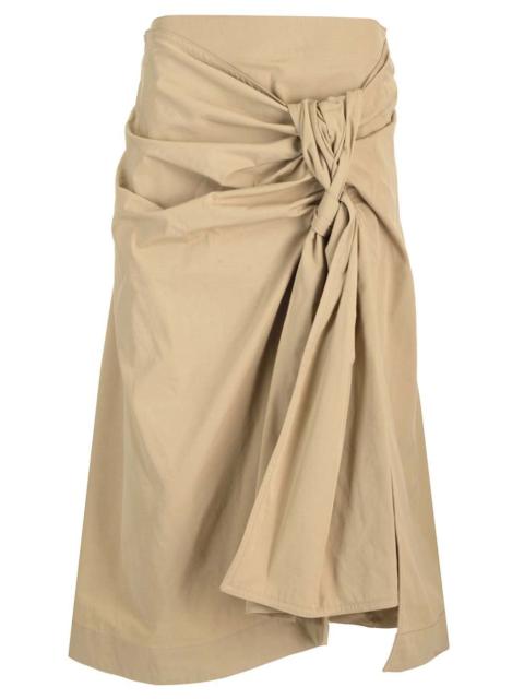 Bottega Veneta Bottega Veneta Women Compact Cotton Midi Skirt