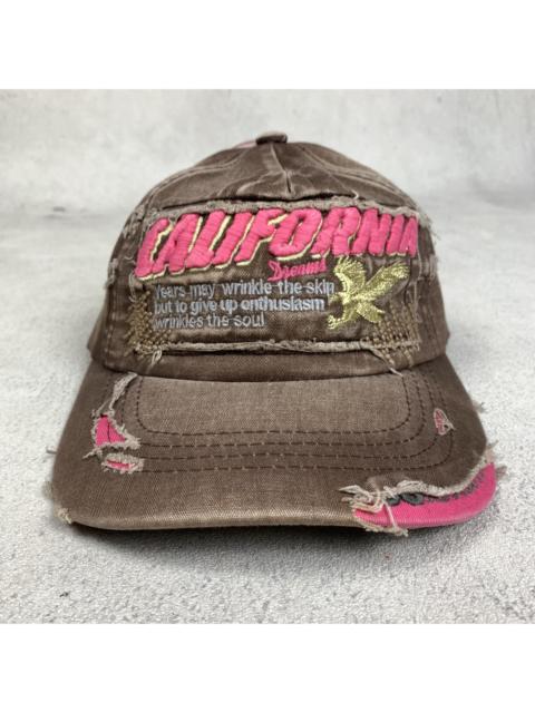 Other Designers Distressed Hat Cap Japanese Brand Y2K California