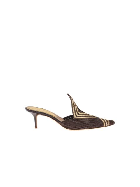 Other Designers Claudio Merazzi – Raphia Sabot – Brown / Natural