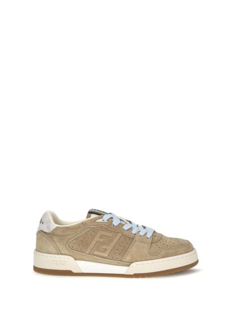 FENDI Fendi Match Suede Sneakers Light Ecru/White