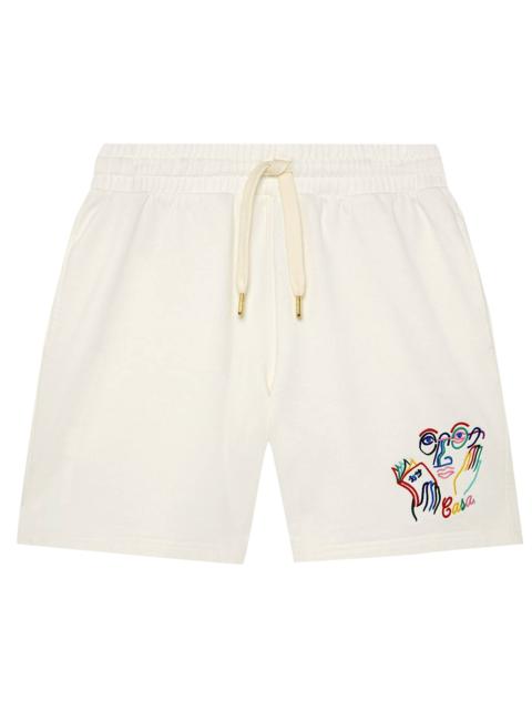 CASABLANCA Casablanca Fujita San Embroidered Sweatshort 'Off White'