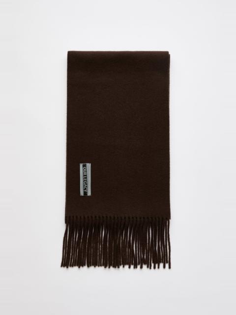 Our Legacy Our Legacy Estate Scarf Espresso Double Wool