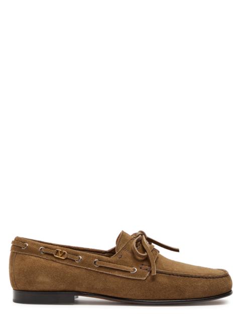 Valentino Valentino Garavani Vlogo Suede Loafers