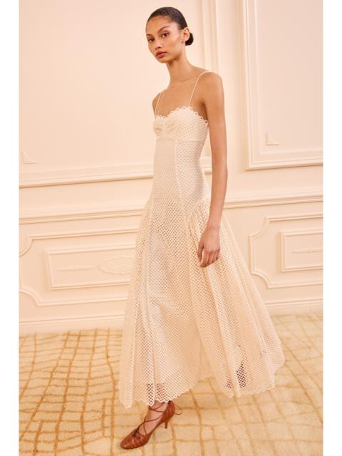 ULLA JOHNSON Isotta Eyelet Cotton Dress